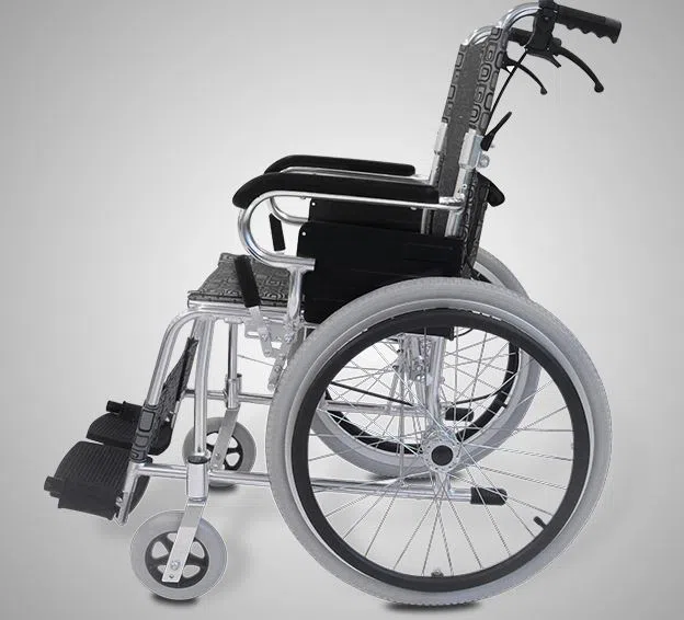 Продукт Продукт портативного ручного легкого алюминиевого инвалидного коляска