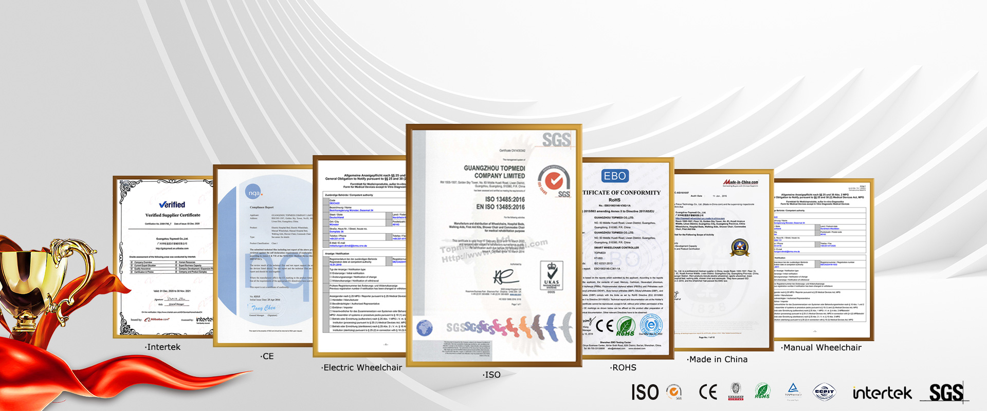 certifikat for elektrisk k&oslash;restol, hospitalsseng