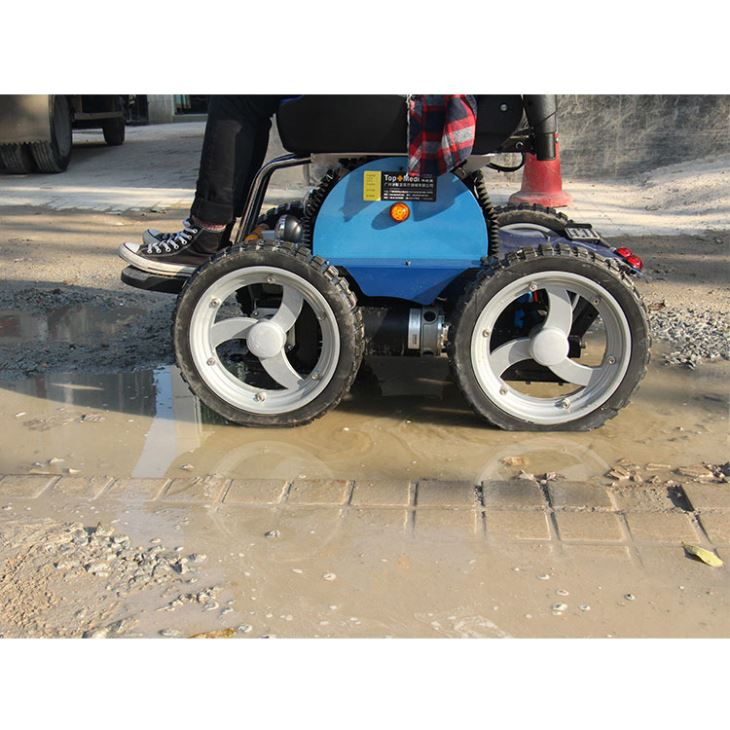 ஆண்டி-ஸ்லிப் வசதியான தானியங்கி படிக்கட்டு ஏறும் சக்கர நாற்காலி