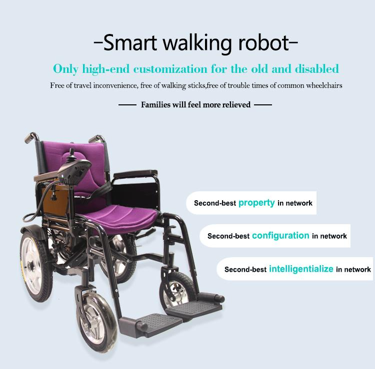 Topmedi plegable silla de ruedas de energ&iacute;a el&eacute;ctrica Tew806c (Pintu) 1