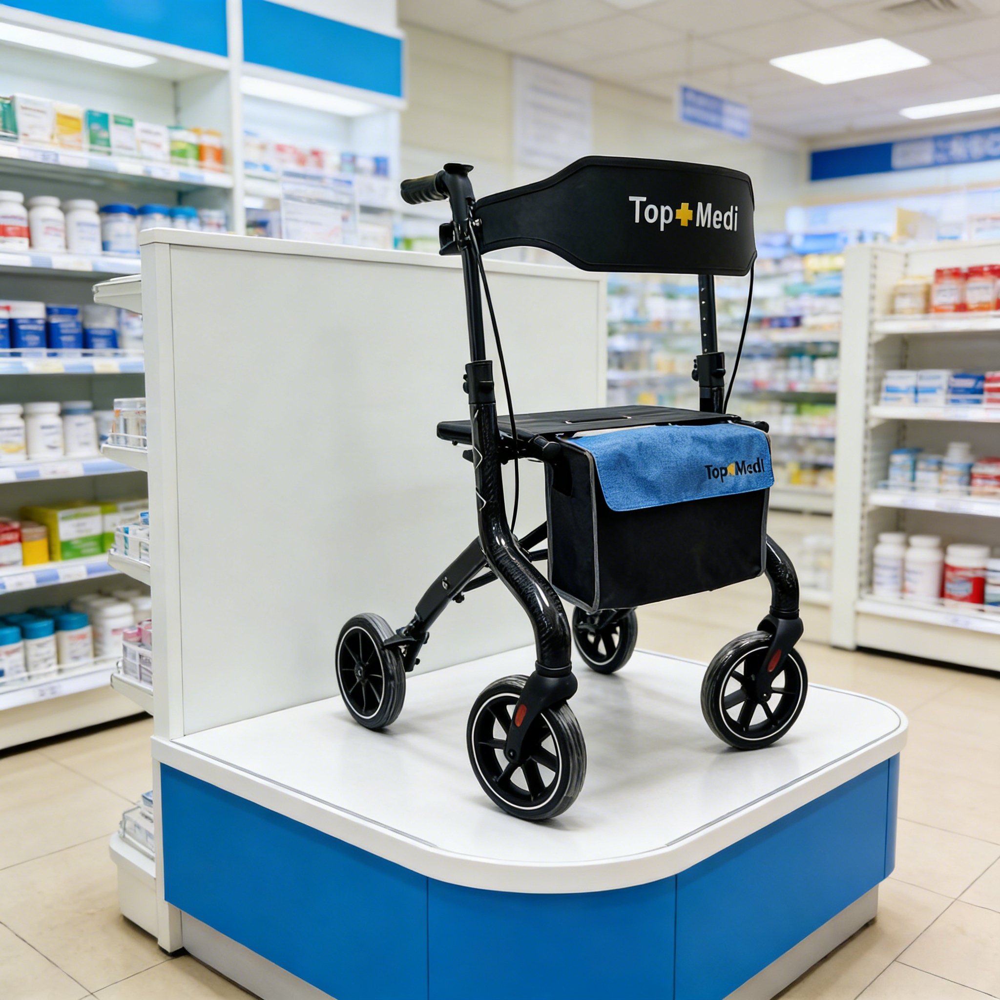 Topmedi Shopping Cart Walker: Komplexn&iacute; průvodce bezpečnou a nez&aacute;vislou mobilitou v komunitn&iacute;ch prostor&aacute;ch